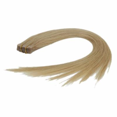 China Hand Tied PU Tape Hair Extensions Skin Weft Brazilian Virgin Hair Free Sample for sale