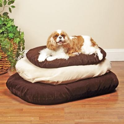 China Comfortable Shredded Memory Foam Dog Bed Cushion Solid Pattern SGS Certification for sale
