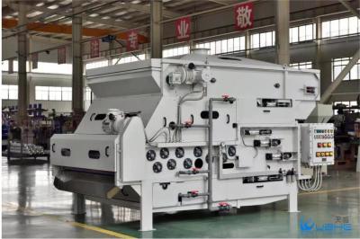 China Máquina móvil de la prensa de filtro de la correa para las instalaciones de tratamiento de la excreción de la alcantarilla de la ciudad en venta
