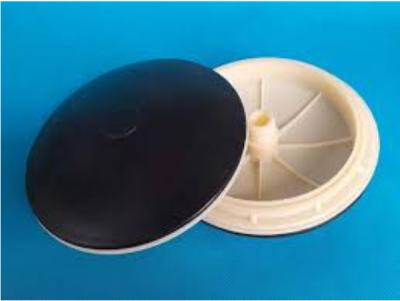 China 2mm Membrane Thickness Fine Bubble Disc Diffuser For Disc Air Consumption 0.2-0.6m3/Min for sale