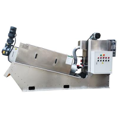 China Net Weight Kg 230-6900 Multiple Disc Screw Press For Mud Cake Outlet Distance Mm 265-801 for sale