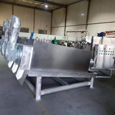 China Low Noise Level Multi Disc Screw Press For Dewatering And Stainless Steel Material for sale