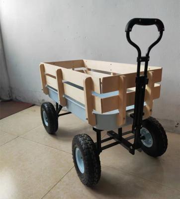 China Heavy Duty  Hand Truck Trolley Wheelbarrow Cart 100*48*85cm for sale