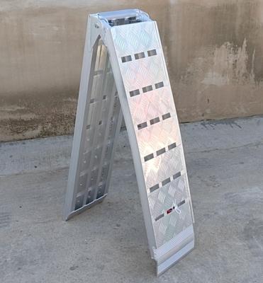 China Folding Rectangular Aluminum Ramp For Mobility Assistance for sale