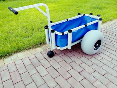 China Lightweight Beach Wagon Cart With Adjustable Handle For Easier Control en venta