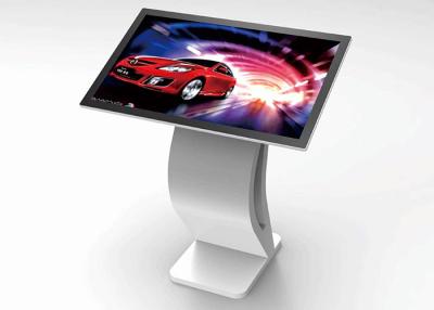 China IR PCAP Touch LCD Advertising Display Screen 400cd/M2 Free Standing Digital Signage for sale