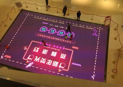 China Diodo emissor de luz de P6 P8 que anuncia a tela de exposição 192x 256 Dot Interactive Led Floor Screen à venda