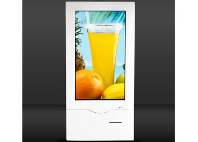 China Wall Mounted 32inch LCD Touch Screen Kiosk 1366*768 With Thermal Printer for sale