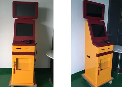 China BANK ATM machine build in Receipt printer Cash recycler Coin acceptor Coin hopper POS terminal Cardreader Card dispenser for sale
