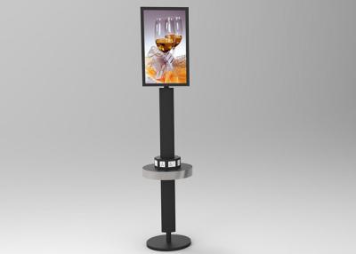 China Airport 55 Inch LVDS 8 Bit Digital Signage LCD Display With Phone Charger Station for sale