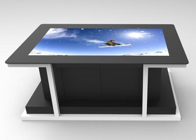 China 3G 4G Module Interactive LCD Touch Screen Table 1920*1080 Interactive Information Kiosk for sale