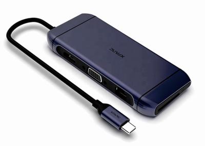 Chine 8 dans 1 type d'USB station d'accueil du hub 200m/S USB 3,0 de C pour le MacBook Pro à vendre