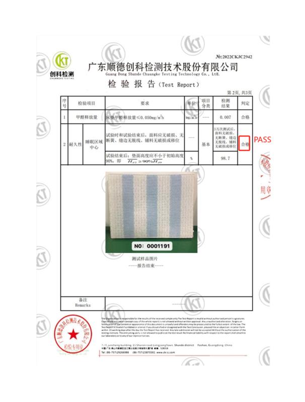 Mattress Pocket Spring Durability Test - Foshan Gaoming Hecheng Yirilom Household Factory