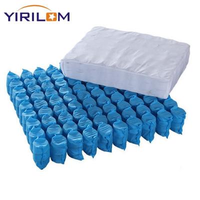 China Compressed Individually Sofa Pocketed Spring Wrapped Coils Pocket Spring For Sofa Cushion for sale