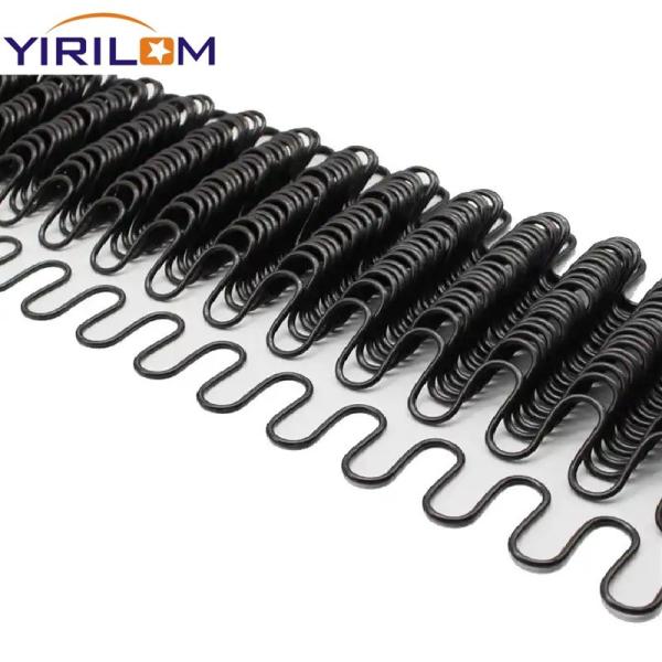 Quality Sofa Zigzag Springs Customized Black No-Sag Spring 3.8MM Wire Diameter for sale