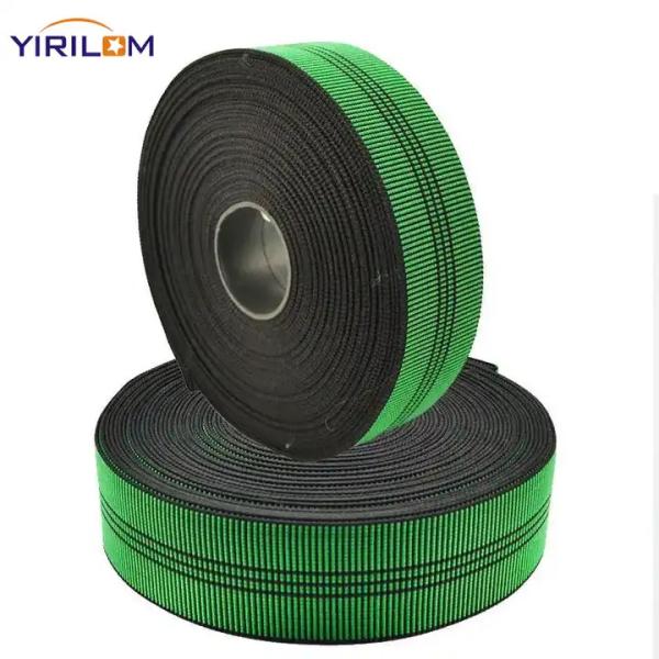 Quality Colored Sofa Webbing High Elasticity Furniture Webbing Polyester Belt for sale