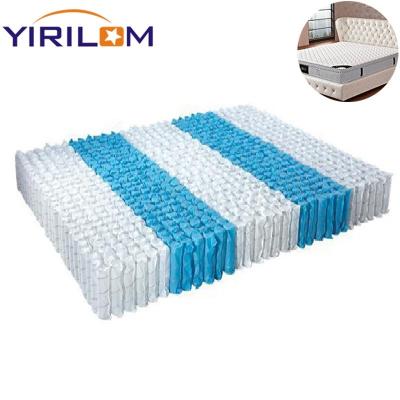 China Rolled Compressed 2.0mm Sainless Steel Mattress Zoned Pocket Spring Unit for sale