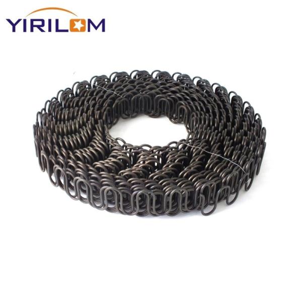 Quality Customized Black No-Sag Spring 3.8MM Wire Diameter Sofa Zigzag Springs for sale