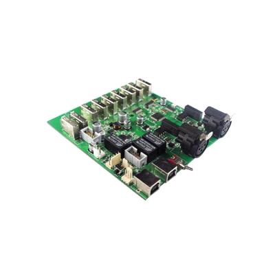 China Matte Black Fast PCB Printed Circuit Board Assembly FR408 FR408HR for sale