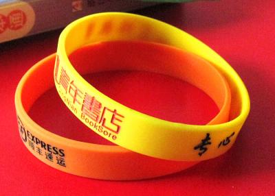 China High Safety Cool Silicone Wristbands Advertising Giveaways Delivery On Time for sale