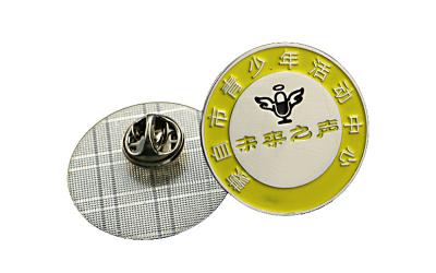 China Round Shape Custom Lapel Pins Outer Diameter 3.5cm Plating / Painting Technics for sale