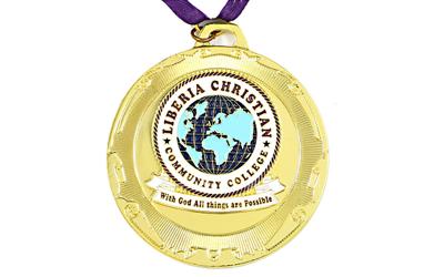 China Medallas plateadas doble Environmetal del premio del metal amistoso para los regalos del recuerdo en venta