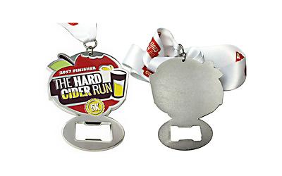 China Custom Black Silver Sports Souvenir Metal Medal With Ribbon Metal Award Medals for sale