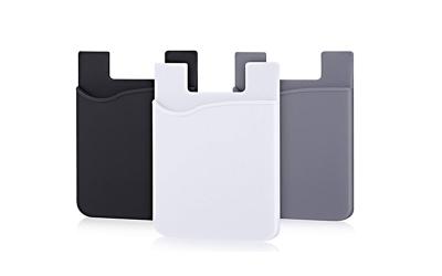 China Waterproof Sticky Back Card Holders , 3M Credit Card Holder SGS Approved for sale