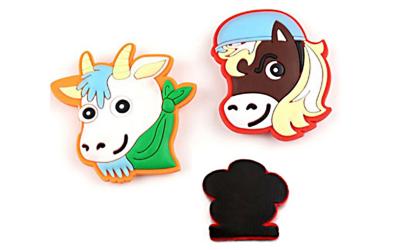China Promotional Gift Soft Fridge Magnets Cartoon Animal Shape Easy Carrying for sale