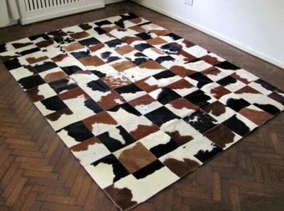 China Luxury Cow Leather Carpert Rug Of Animal Hide&Skin For Home Decor for sale