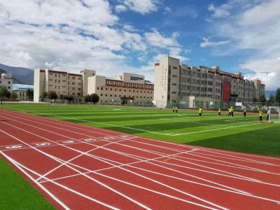 China Force Reductio 400 Meter Running Track , Cold Climate Proof Artificial Running Track  for sale