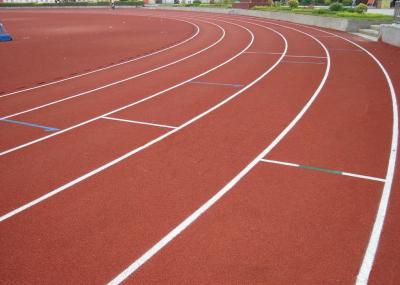 China Anti Static Outdoor Sports Court Flooring For Stadium / Track Surface for sale