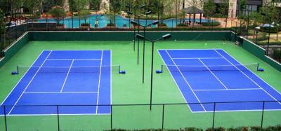 China Colorful Basketball Court Flooring Self Leveling Layer Coating SGS Certificated for sale