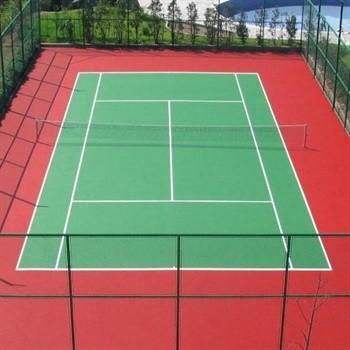 China PU Sport Court Surface , Resurfacing Tennis Court All Weather Outdoor Flooring  for sale