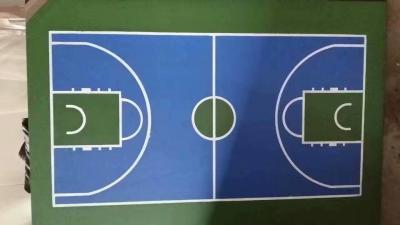 China Silicone PU Polyurethane Sports Flooring For Indoor Basketball Court Surface for sale