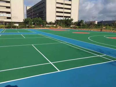China 3 - 8mm Outdoor Basketball Flooring , ITF Certificate Sports Gym Flooring for sale