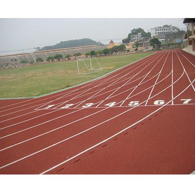 China Indoor Polyurethane Sports Flooring Jogging Track Surface Assorted Color for sale