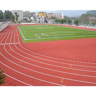 China Synthetic Tartan Running Outdoor Sports Court Flooring International Standard for sale