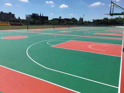 Κίνα Σχολικό λαστιχένιο αθλητικό δάπεδο, χρωματισμένο δικαστήριο λαστιχένιο δάπεδο πετοσφαίρισης προς πώληση