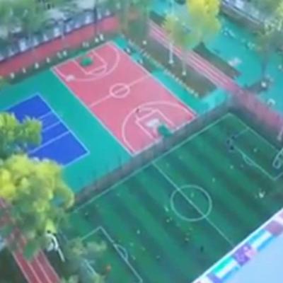 China Durable 7 Layers PU Resins Outdoor Tennis Court Flooring Surfaces for sale