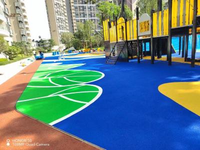 China EPDM Wet Pour Rubber Granules For Children Safety Playground Surface for sale