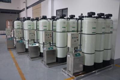 China 2TPH Water Treatment Softener System Deionization Water PLC Control for sale