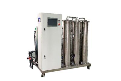 China SS Water Filtration Double Pass RO System 1000L/H For Hospital Hemodialysis Room for sale