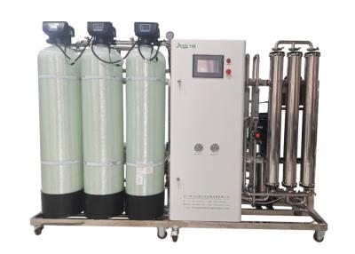 China 1000L/H Single Pass Ro System Water Plant FRP Water Tank for sale