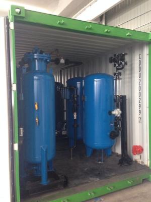 China 2000Nm3 / H Mobile Nitrogen Generation Unit Container Type For Oil / Gas Industry for sale