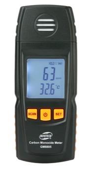 China 1ppm Industrial Gas Leak Detector , Smart Sensor Handheld Carbon Monoxide Meter for sale
