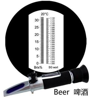 China Brix 32 Handheld Brix Refractometer for sale