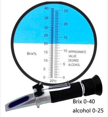 China Alcohol Hand Held Refractometer for sale