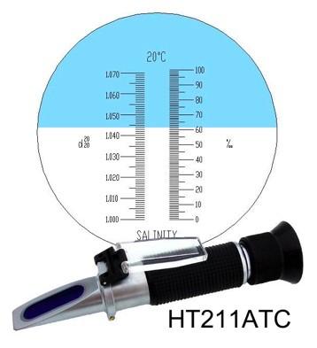 China 1ppt Hand Held Refractometer , Hand Held Salinity Refractometer for sale