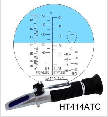 China Freezing Point ATC 32 Range Hand Held Refractometer for sale